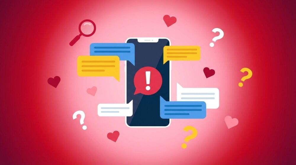 文春砲による熱愛スクープとネット予想の混乱を表すイメージイラスト