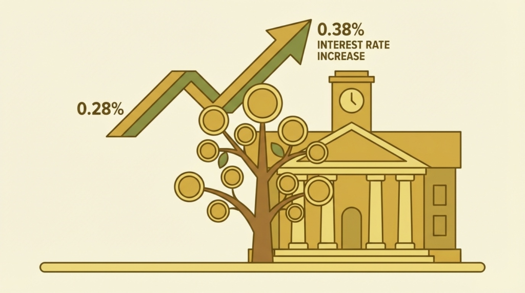 金利上昇×マネーツリー成長図