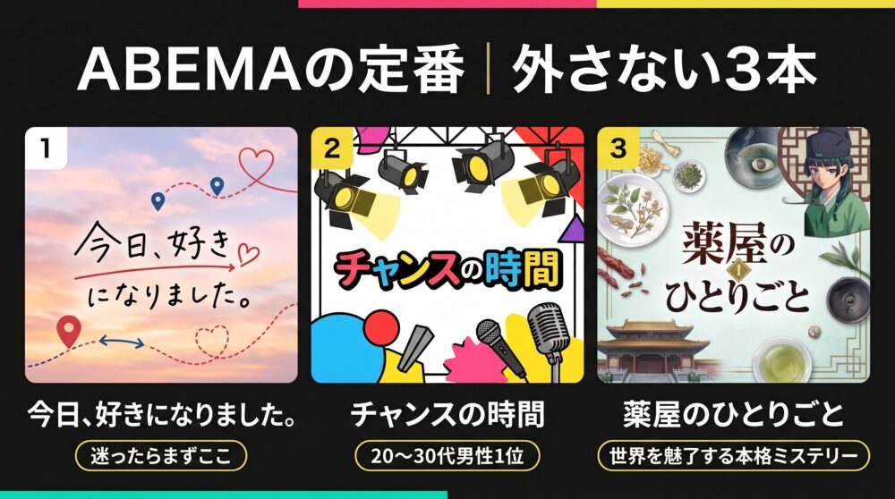 今日、好きになりました。
チャンスの時間
薬屋のひとりごと