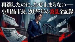 小川晶・前橋市長、今年だけで何度目だ──2026年、問題が止まらない理由