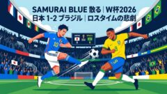 SAMURAI BLUE、王国に散る——ロスタイムの一撃が夢を断った