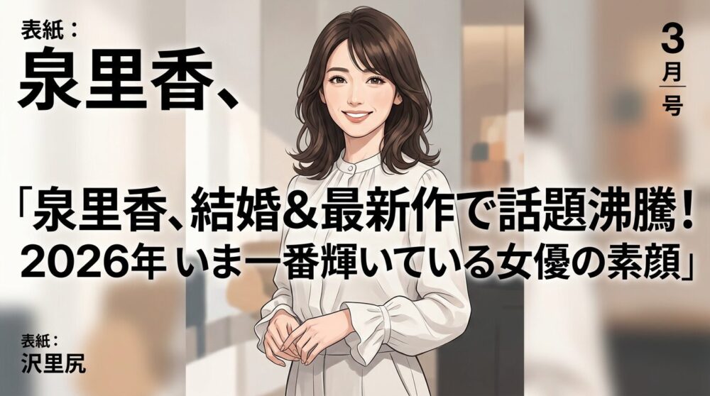 泉里香 プロフィール 女優モデル 2026年最新情報