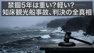 知床観光船沈没事故 禁錮5年の求刑は重い？軽い？裁判の全貌