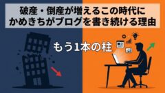 破産・倒産が増えている今、ブログで稼ぐという選択肢を本気で考えてみた