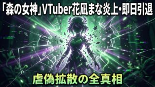 VTuber「花凪まな」が炎上・即日引退｜リスナーを性犯罪者扱いした虚偽拡散の全貌