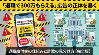 退職給付金って何？SNS広告の正体から受給条件・詐欺の見分け方まで一気に解説