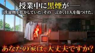 授業中に黒煙が——東京・北区の小学校火災、洗濯物が招いた悲劇