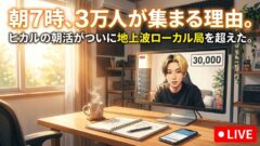 毎朝7時、3万人が集まる朝活YouTube——ニュースがテレビより「わかりやすい」と話題の理由