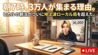毎朝7時、3万人が集まる朝活YouTube——ニュースがテレビより「わかりやすい」と話題の理由