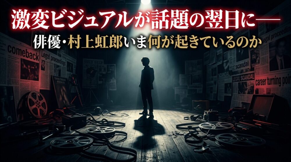 村上虹郎、いま何が起きているのか──傷害容疑・書類送検から復帰劇まで