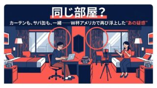 箕輪厚介 × いけちゃん、W杯アメリカで「同じホテル疑惑」再浮上｜カーテン・サバ缶まで一致とSNS騒然