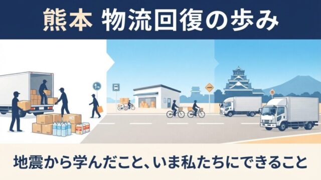 熊本の流通はどうなる？配送・郵便・買い物への影響を整理