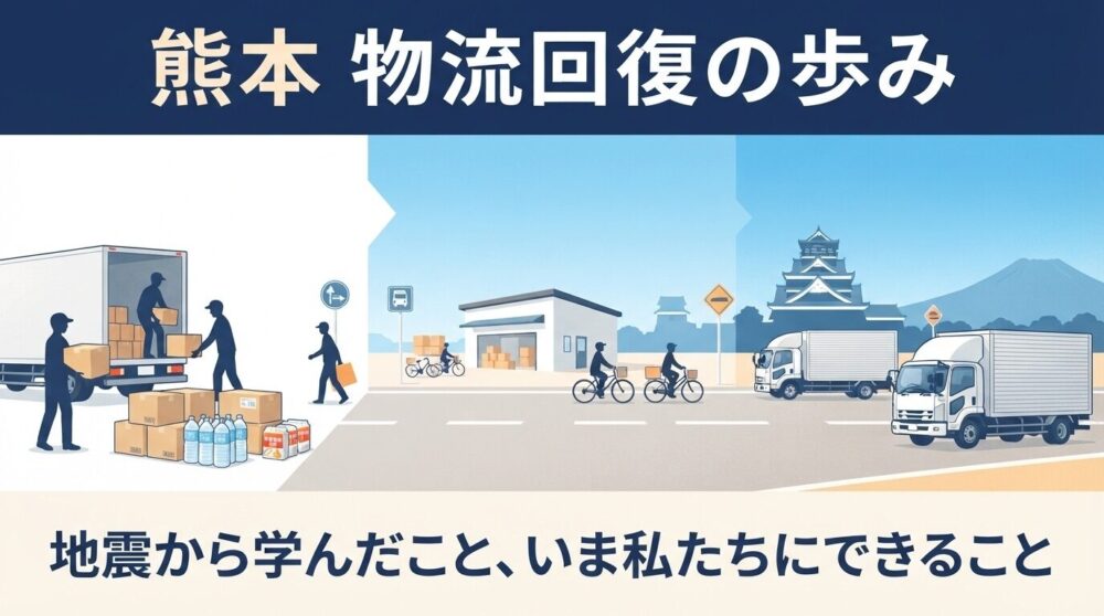 熊本の流通はどうなる？配送・郵便・買い物への影響を整理