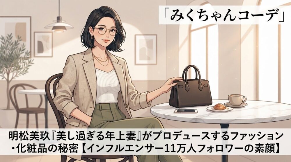 明松美玖（あけまつみく）｜堂安律の妻・インフルエンサーの素顔　最新情報・ファッション・化粧品まとめ