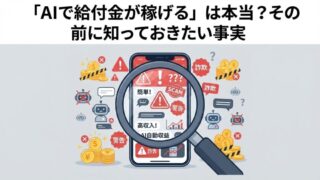 「AIで給付金がもらえて稼げる」は本当か？早いもの勝ちの正体をチェック
