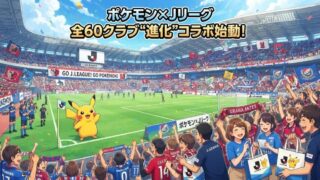 Jリーグとポケモンがまさかのタイアップ