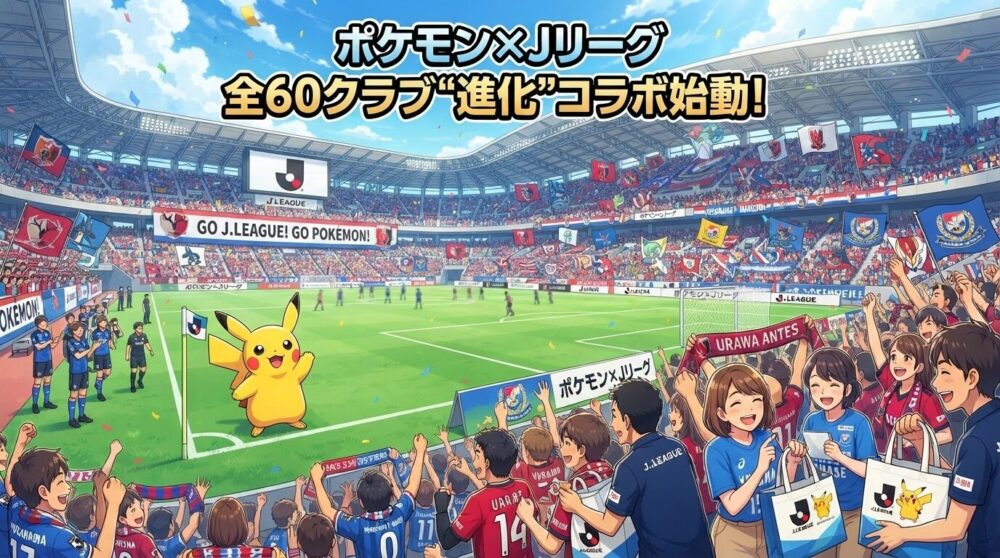 Jリーグとポケモンがまさかのタイアップ
