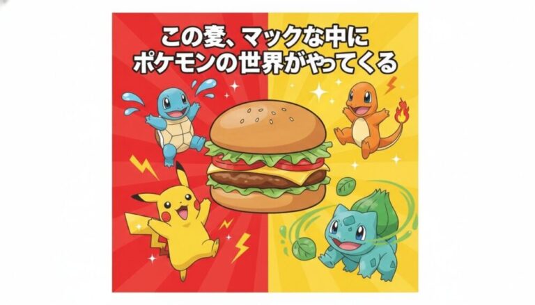マック×ポケモン夏マック2026|ハッピーセット8月3日発表、最新情報まとめ | 自営の財布