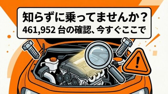 スズキ最新リコール｜スペーシア・ハスラー対象461,952台