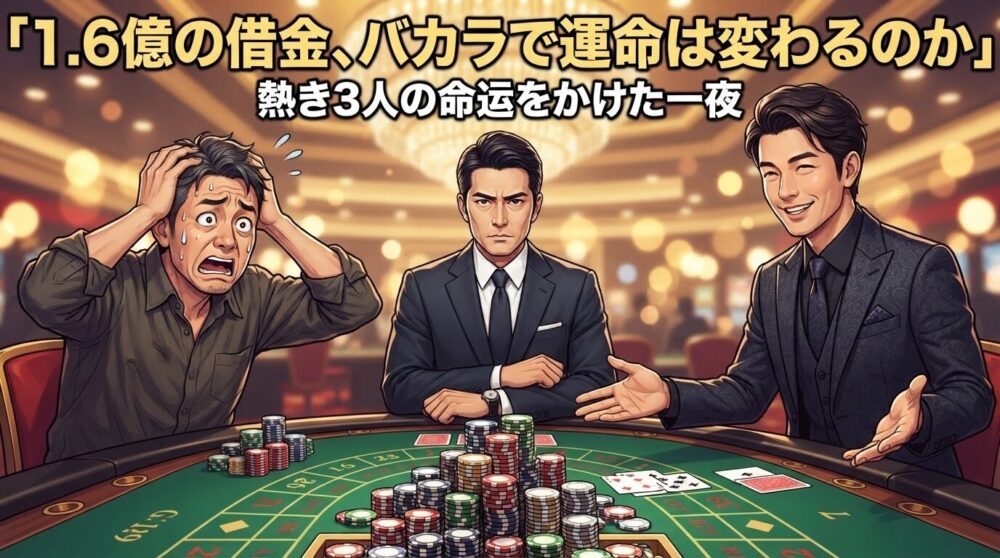 ヒカル×林顧問×ゴブリン相馬、まさかの自宅訪問回！1.6億の借金とバカラ勝負の行方