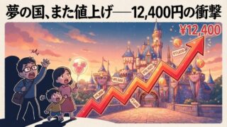 東京ディズニー、またまた値上げ！駐車場・チケット両方で過去最高を更新
