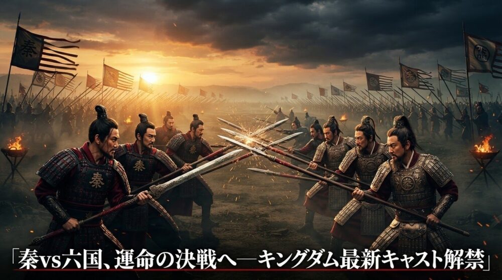 キングダム最新作「魂の決戦」キャスト一覧！新章の主役たちを徹底解説