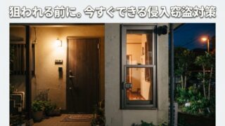 侵入盗が全国で相次ぐ今、本当に効く防犯グッズはコレ