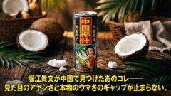ホリエモンも絶賛｜中国のあのコレが日本で話題「椰樹牌ココナッツジュース」とは？