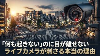 YouTubeライブカメラは登録者が増える？何気ない風景が刺さる理由