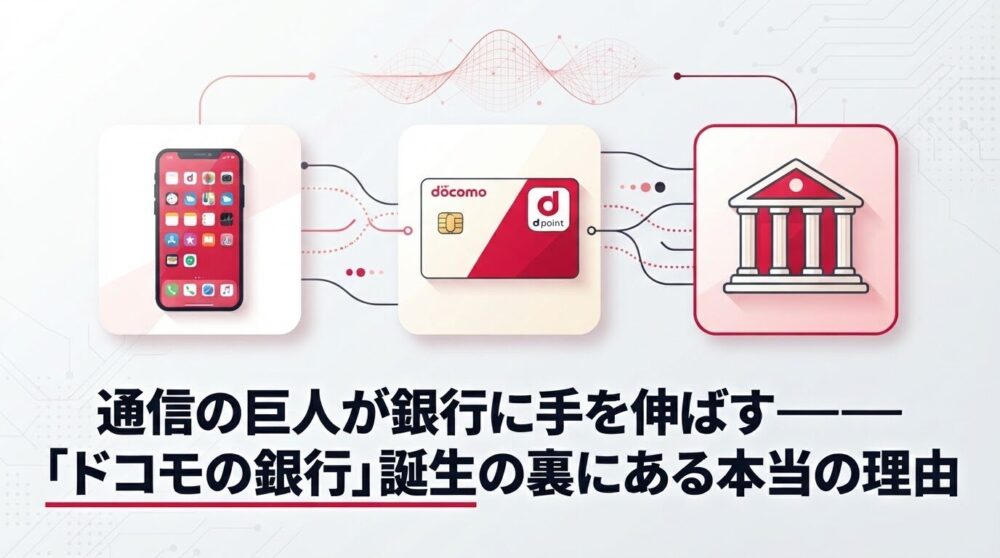 NTTドコモが銀行事業に本格参入｜なぜ今？「ドコモの銀行」誕生の全貌