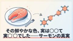 サーモンの「色」がSNSで話題に――その理由と本当の安全性
