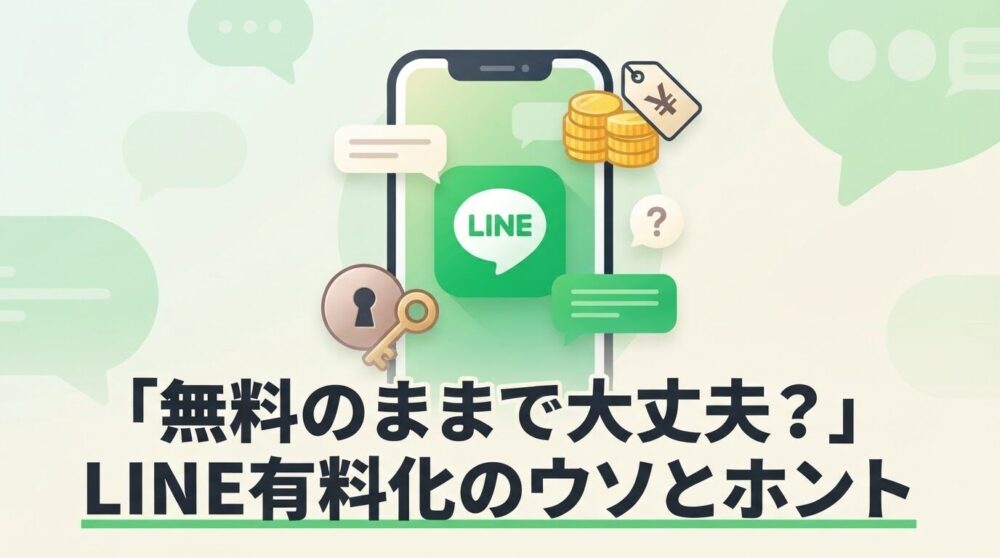 LINE有料化アップデート、7月13日に新方針が判明