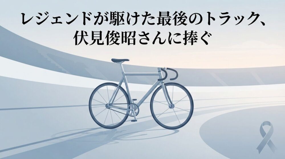 伏見俊昭選手が死去｜松阪競輪12R決勝で落車、アテネ五輪銀メダリストの突然の別れ