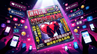 小山璃奈×塩﨑太智｜文春砲の中身と事務所の沈黙、ファンの本音