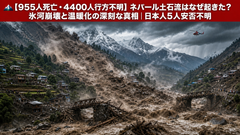 🚨 ネパール土石流2026｜なぜ起きた？氷河崩壊の全容と被害まとめ