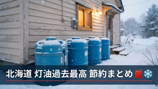 北海道の灯油が高すぎる なぜ道だけ急騰？今後の見通しと今すぐ効く節約術