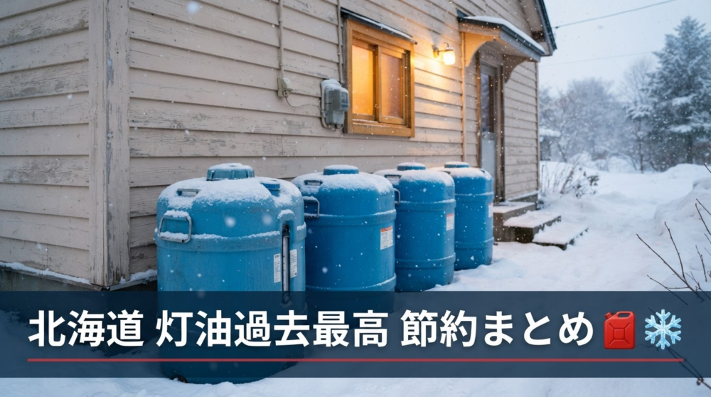 北海道の灯油が高すぎる なぜ道だけ急騰？今後の見通しと今すぐ効く節約術