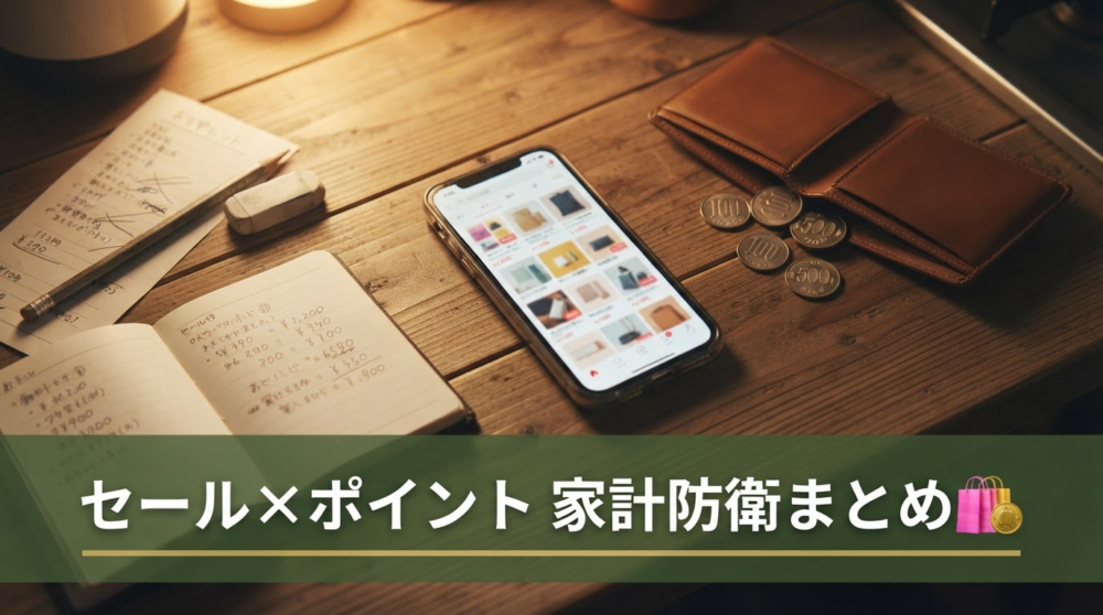 物価高をセールとポイントで乗り切る方法 年間カレンダーと今すぐやること